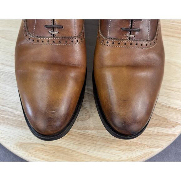 To Boot New York Dress Shoes Oxfords Derby Lucerne Brown Crust Leather Size 11 main image 5
